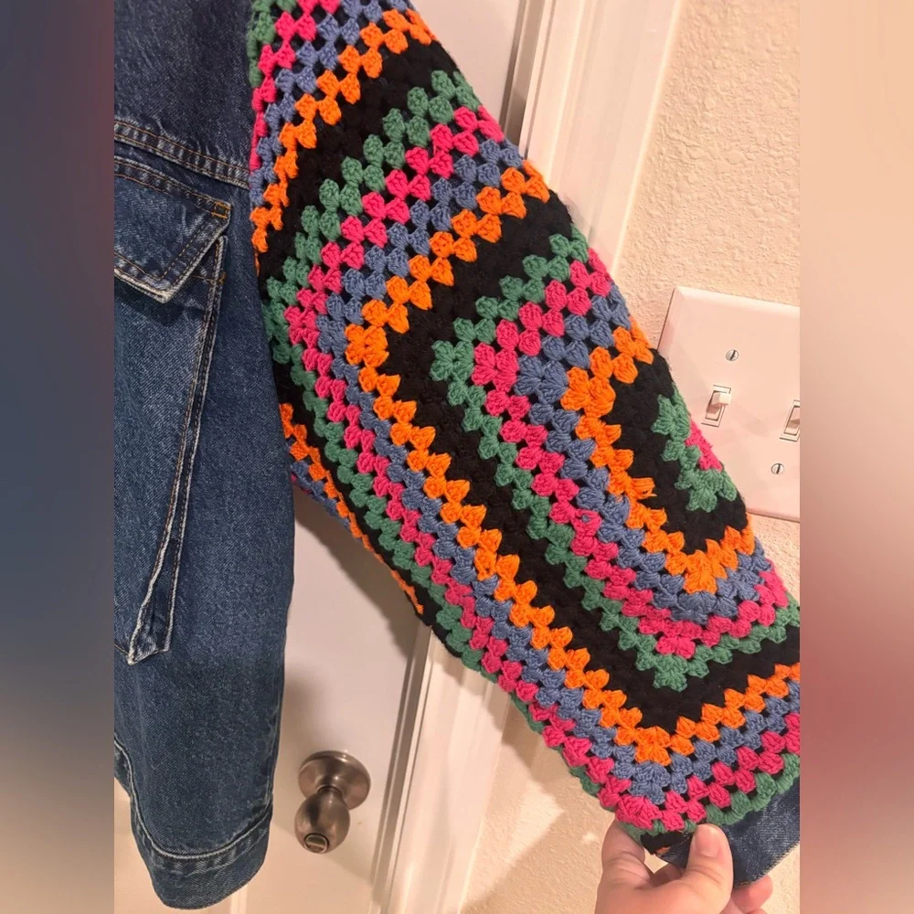 FARM Rio Multicolor Jean Jacket - Picture 9 of 16